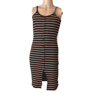 Don’t ask why fitted ribbed dress